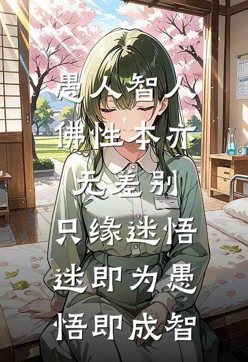 愚人智人,佛性本亦无差别,只缘迷悟,迷即为愚,悟即成智