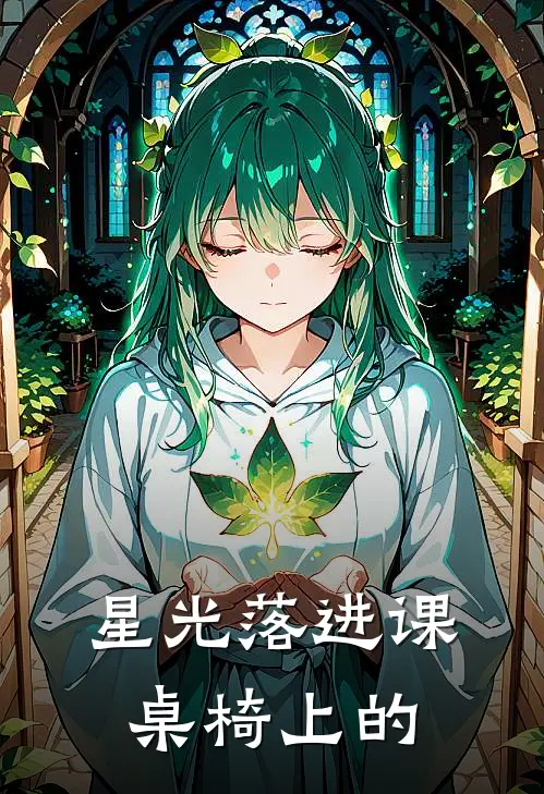 星光落进课桌椅上的