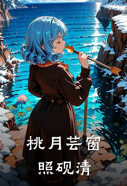 桃月芸窗照砚清